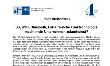 Einladung IHK Rheinland