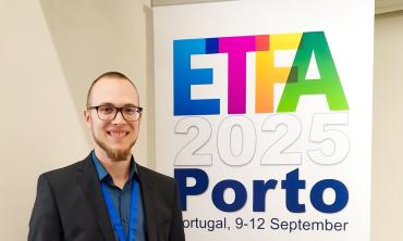 Niklas Ritz auf der ETFA 2025