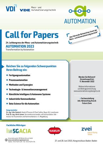CfP AUTOMATION 2023