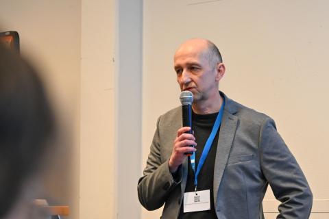 Michael Ogurek bei seinem Vortrag